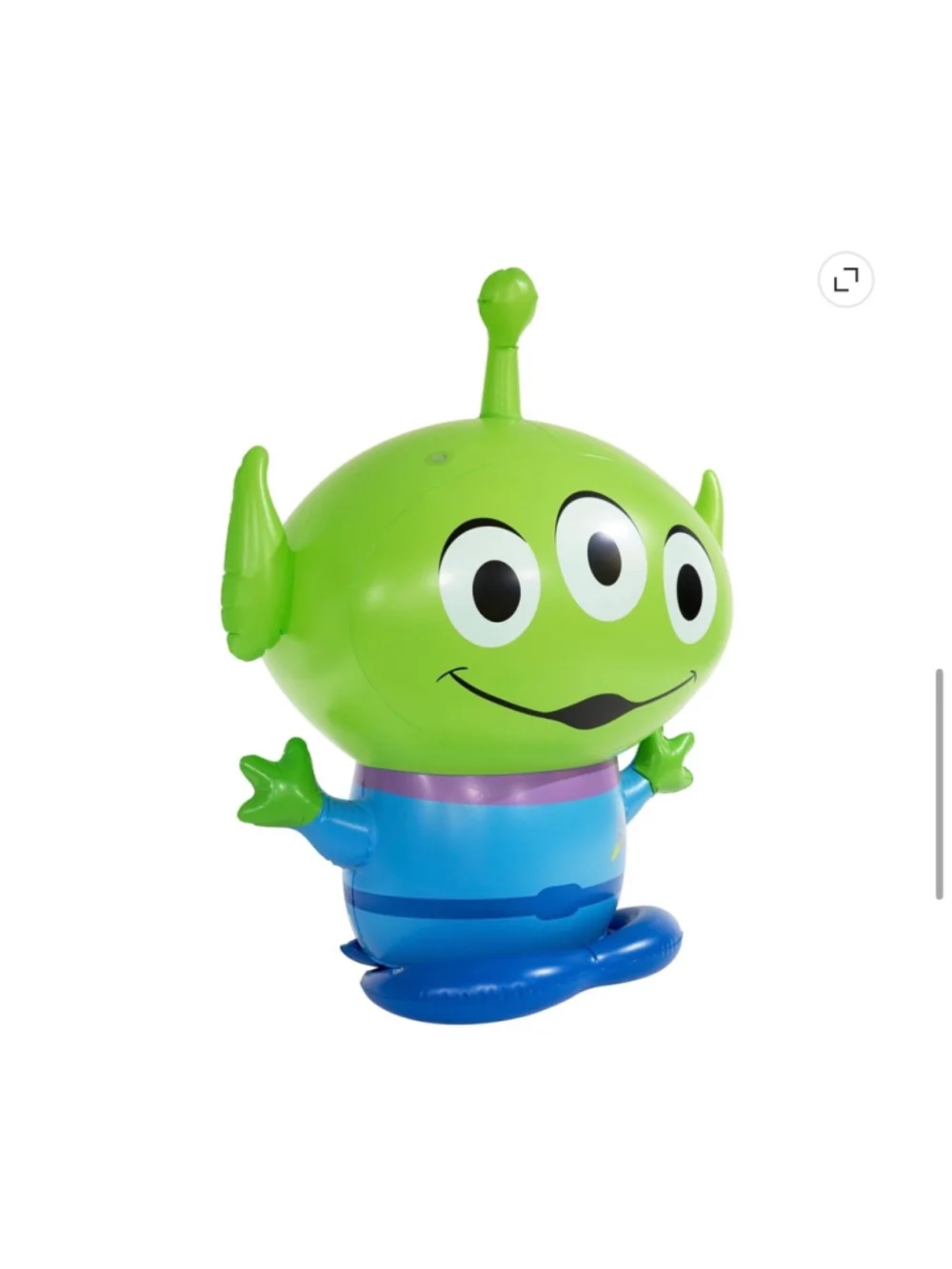 NEW Disney Toy Story Alien Inflatable Sprinkler One Size Green Blue